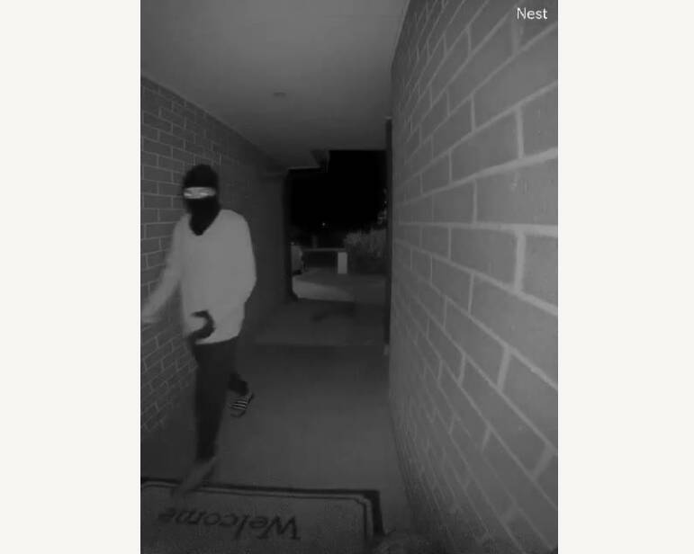 Screenshot from CCTV footage provided by Kempsey Shire resident.